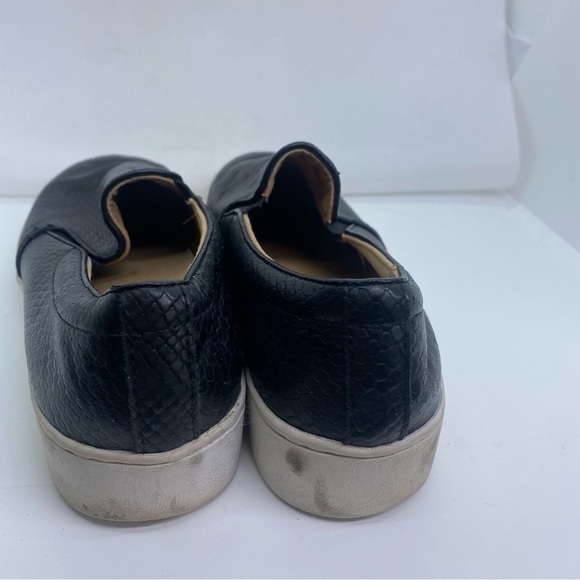Vionic Midi Snake Black Slip On Shoes - Picture 3 of 6
